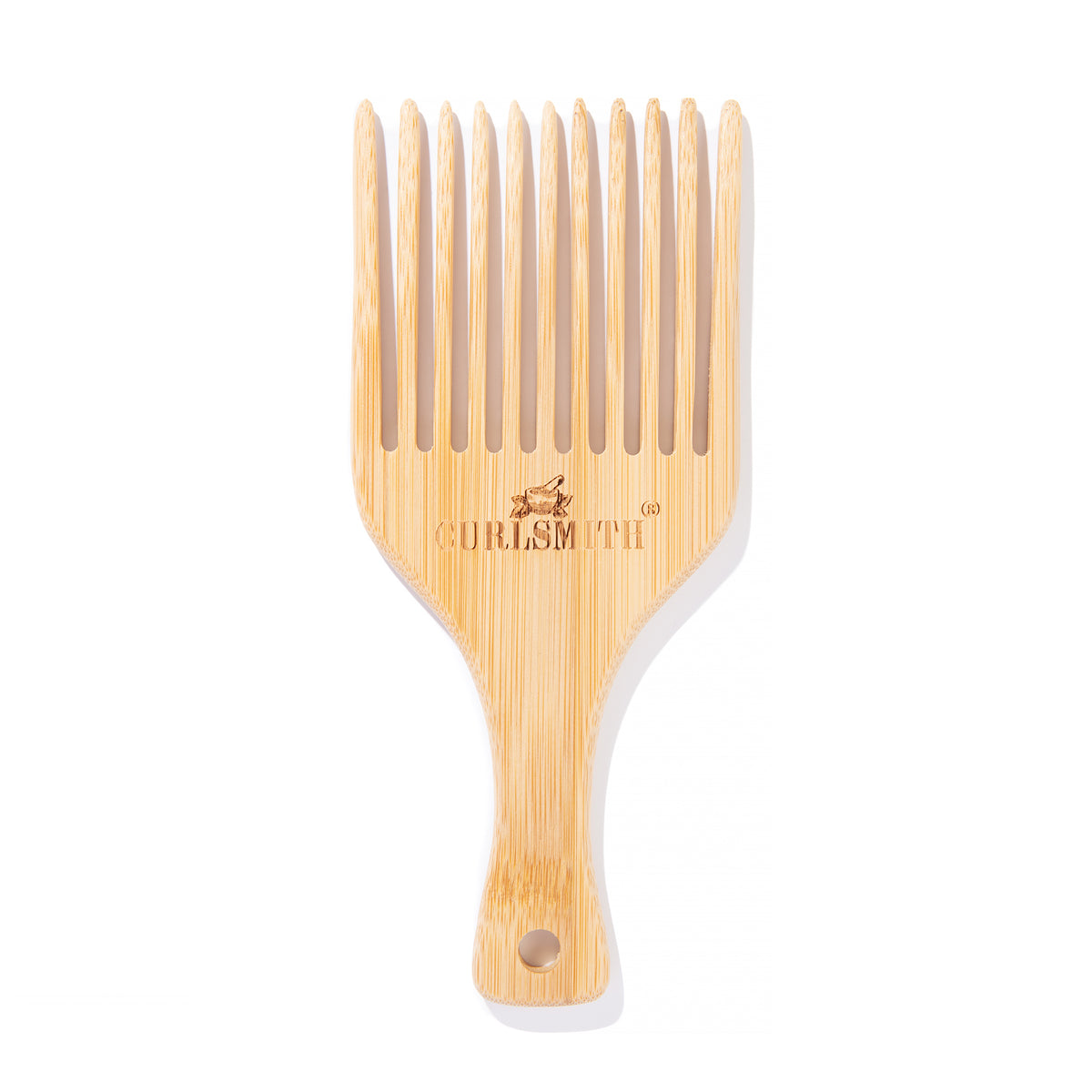 Bamboo Hair Pick, Klicken, um zu vergrößern