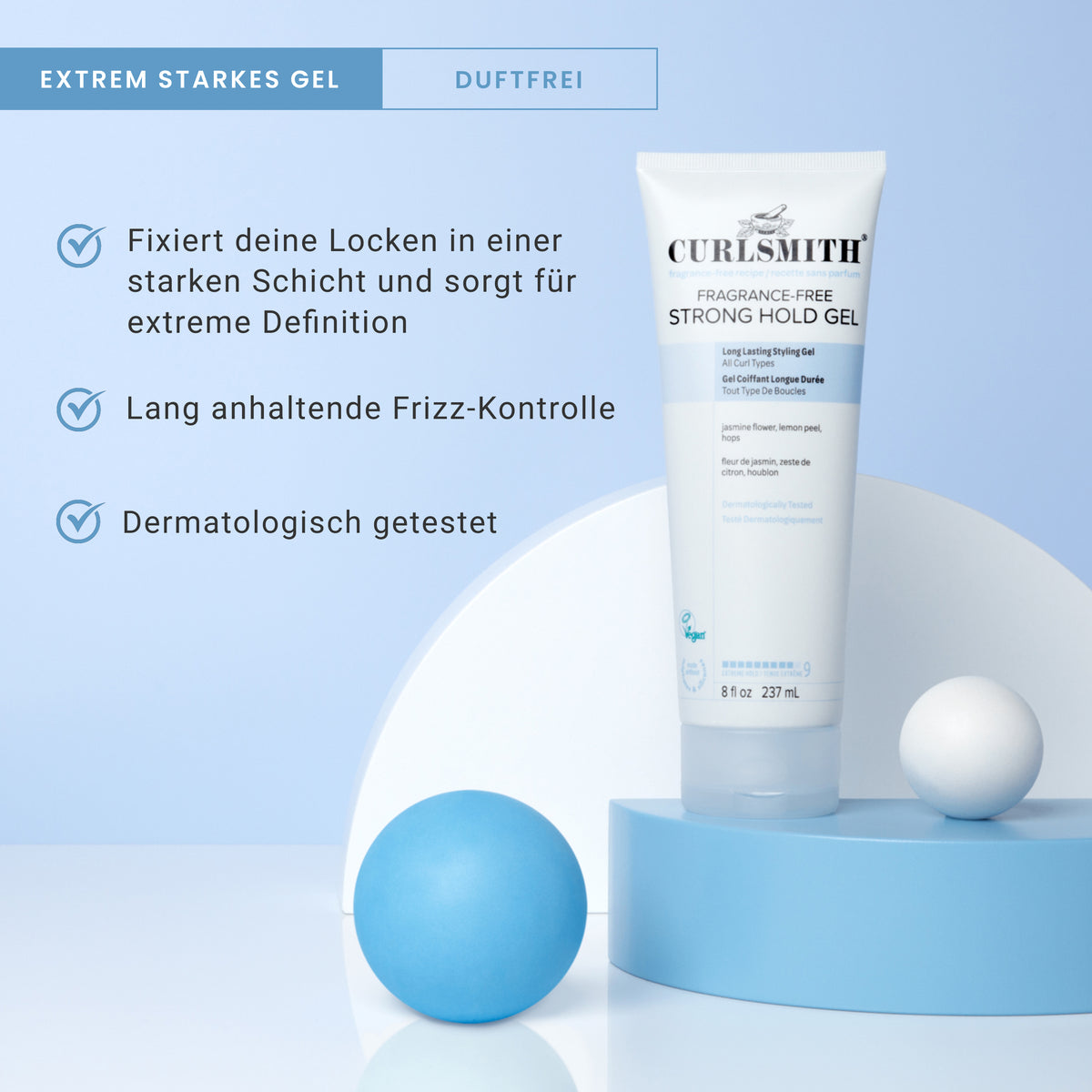 Fragrance-Free Strong Hold Gel