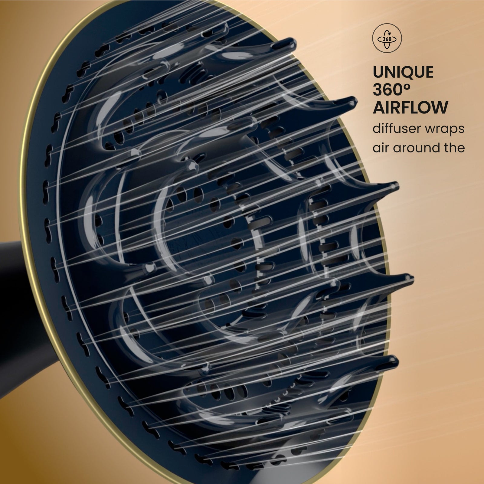 Defrizzion Dryer & XXL Diffuser