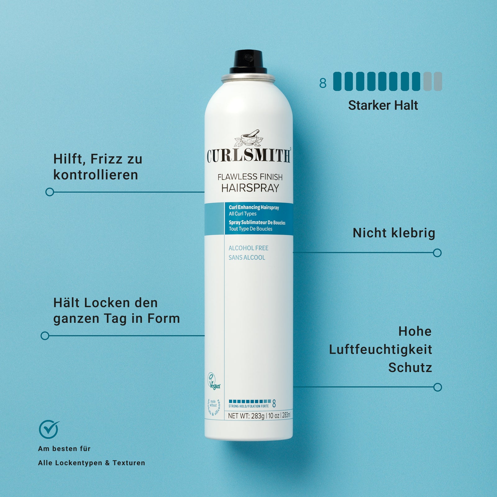 Flawless Finish Hairspray - Strong Hold, Klicken, um zu vergrößern