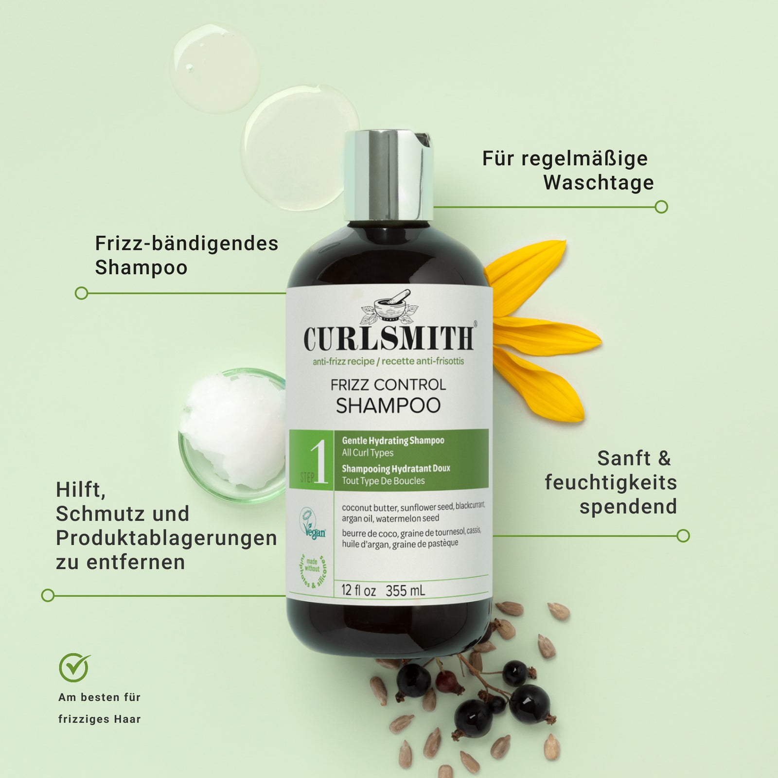Frizz Control Shampoo, Klicken, um zu vergrößern