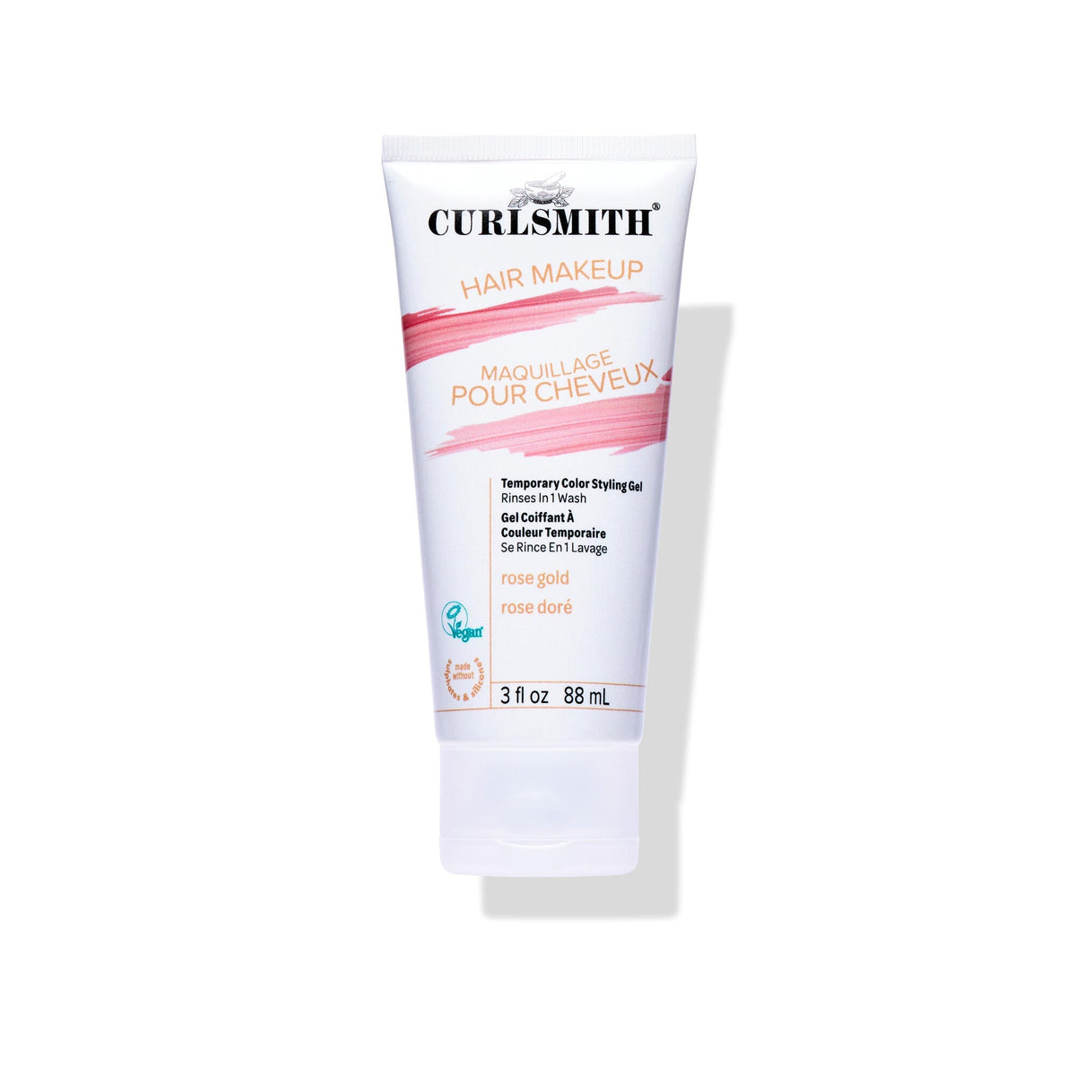 Curlsmith hair makeup tube on a white background