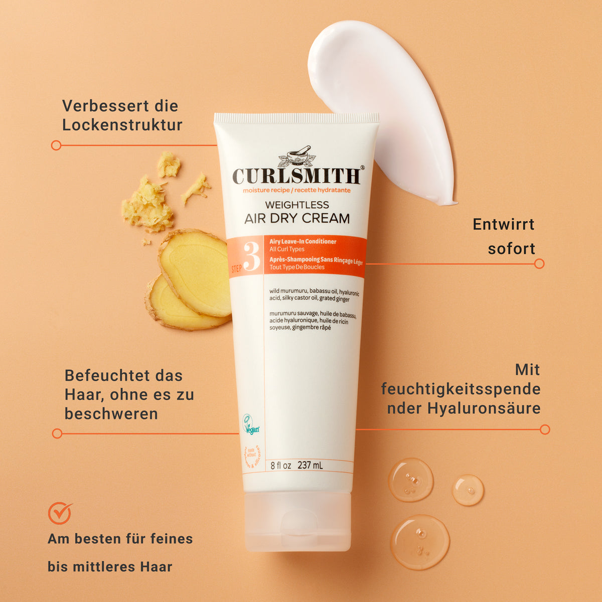 Weightless Air Dry Cream