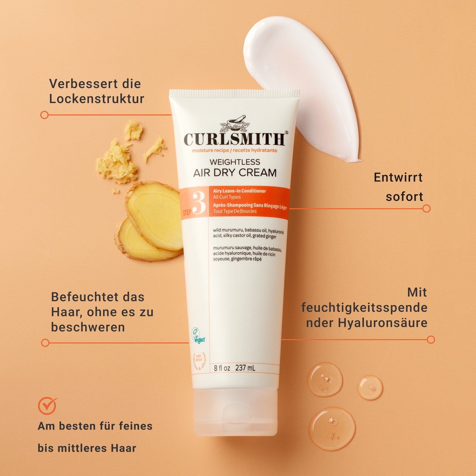 Weightless Air Dry Cream